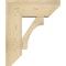 Ekena Millwork Westlake Slat Rough Sawn Bracket w/ Offset Brace, Douglas Fir, 8"W x 20"D x 24"H BKT0806X20X24WTL06RDF - alternate 4